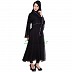 Double layered maxi dress abaya